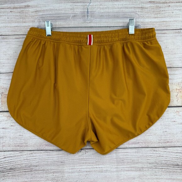 Tracksmith Athletic Shorts and Tank Set in Mustard and White - Picture 8 of 16